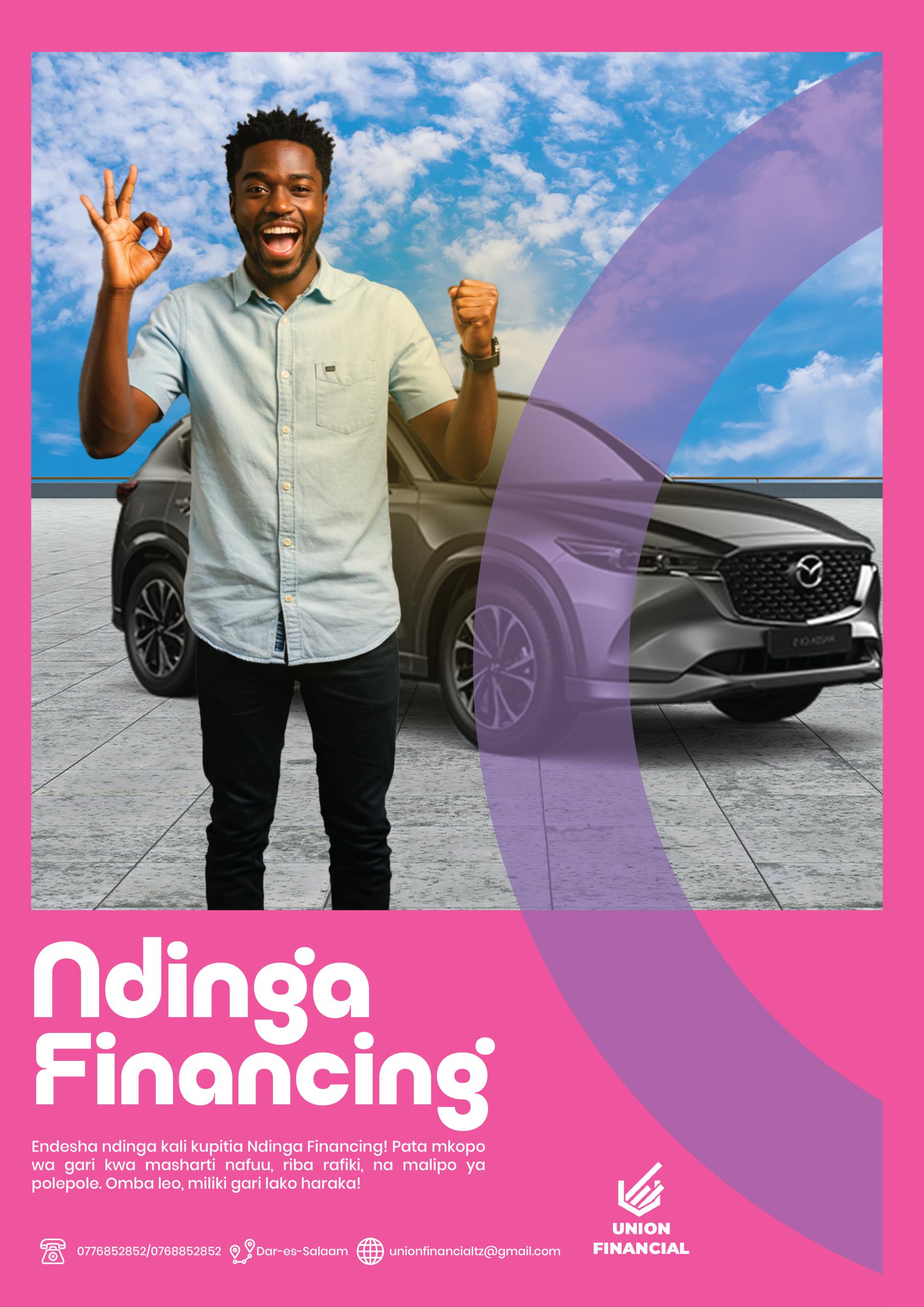 Union Financial Ndinga Financing poster