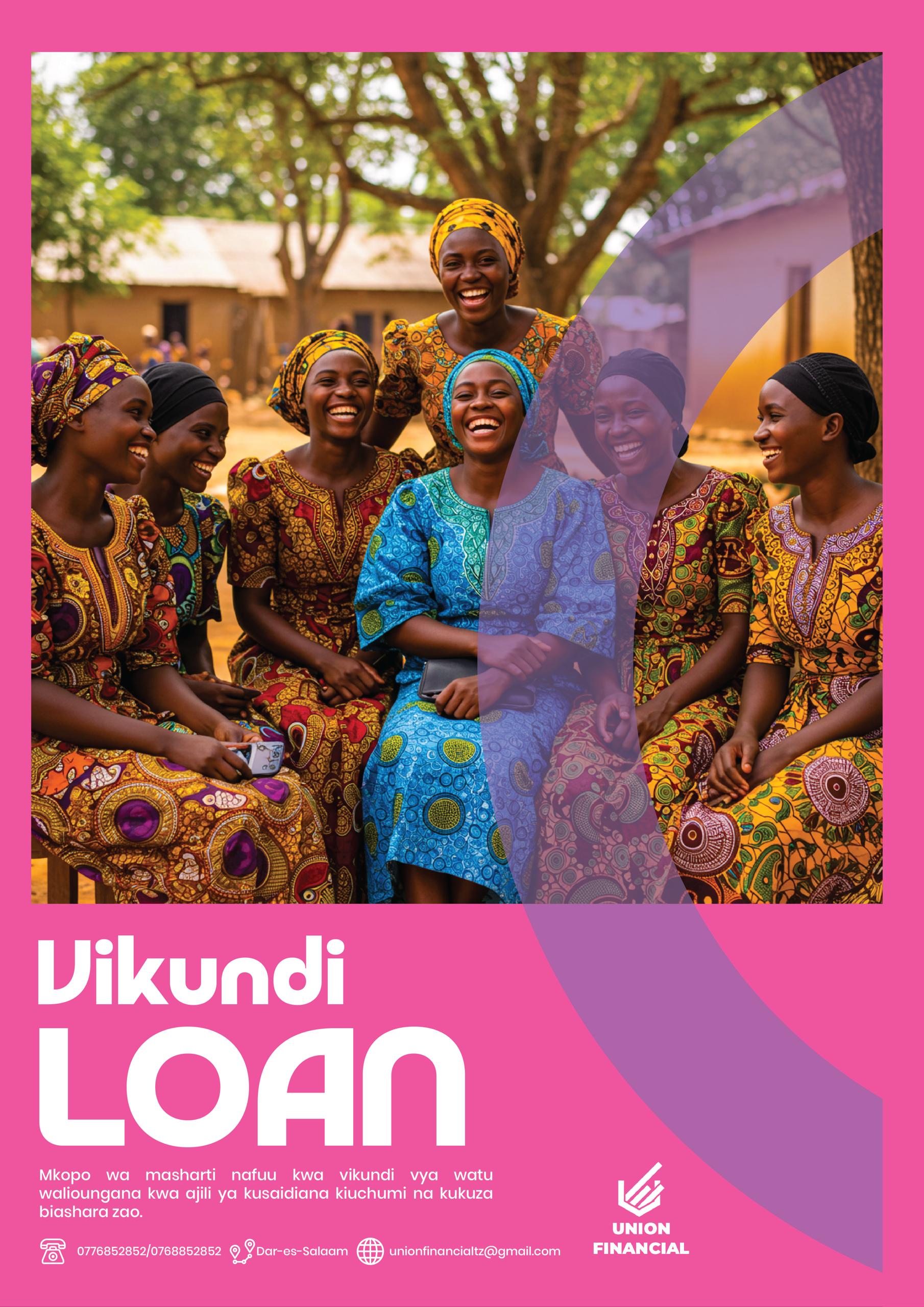 Union Financial Vikundi Loan poster